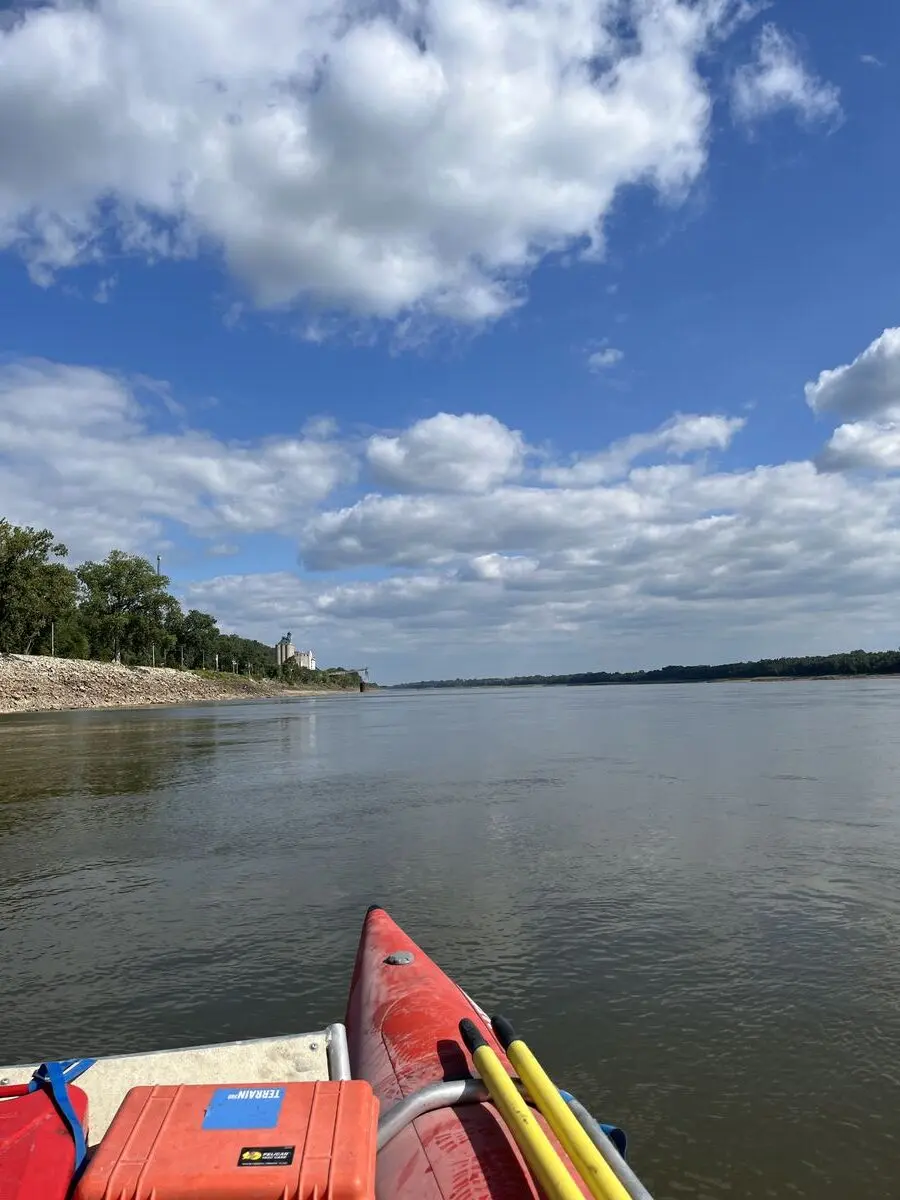 Lower Missouri River field photograph