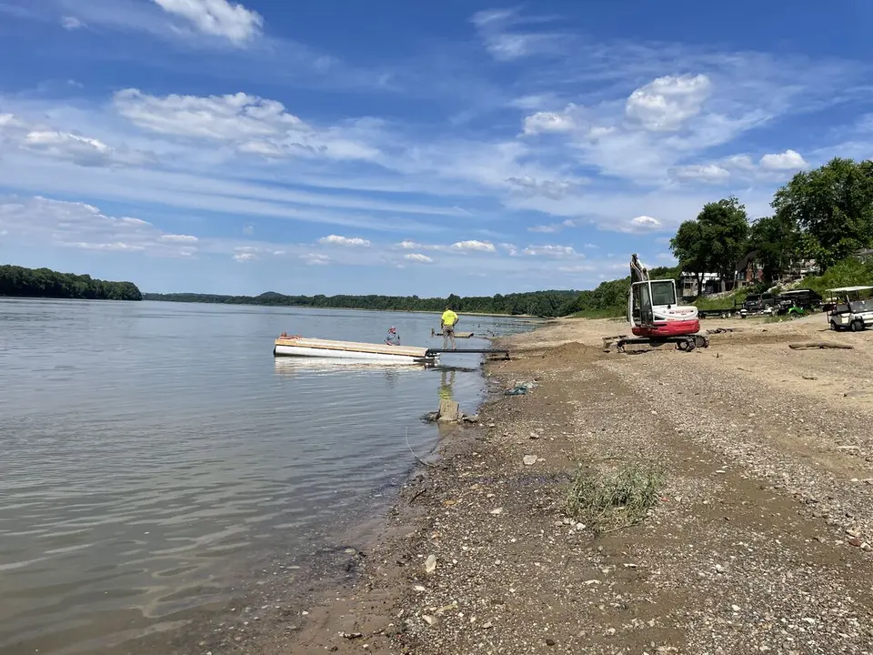 Ohio River, near Fort Knox, Kentucky — June 24, 2022