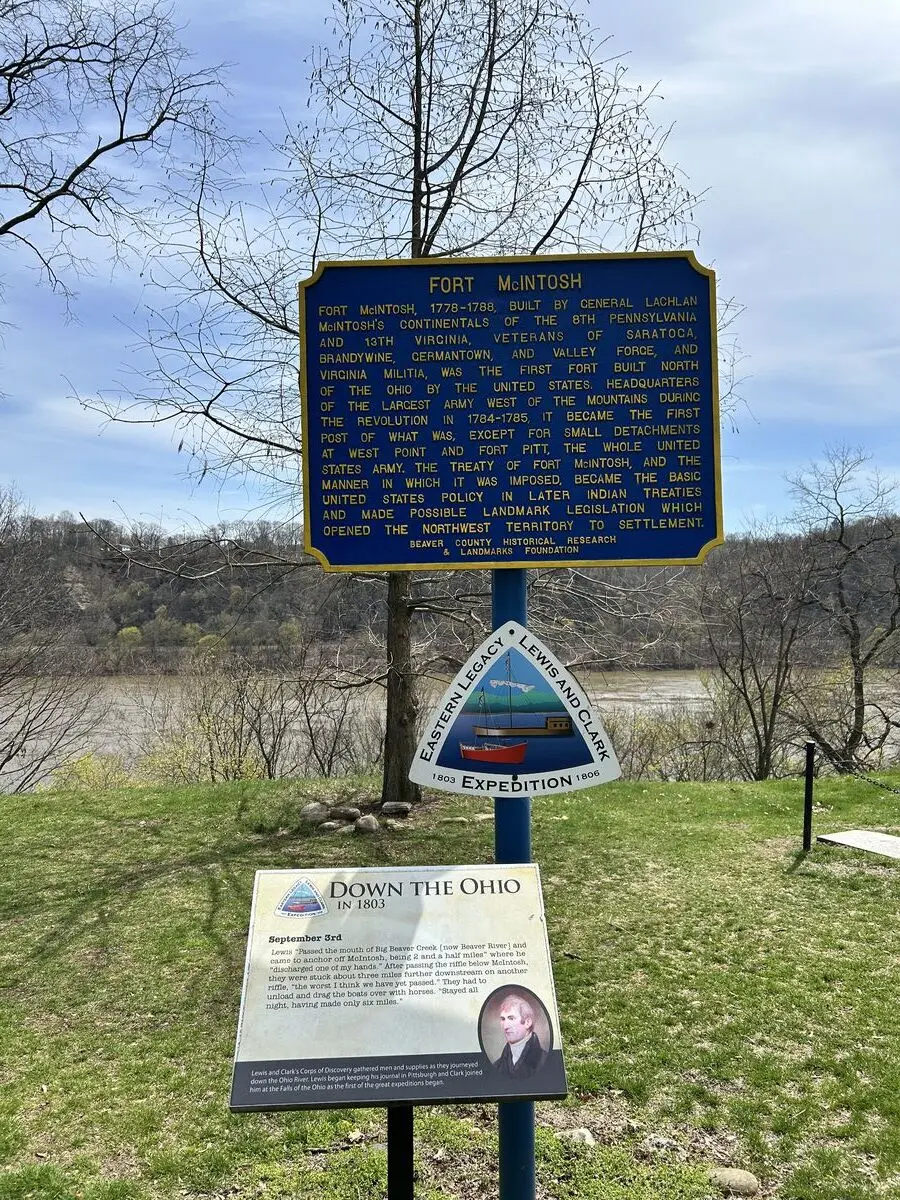 Upper Ohio River, at Beaver, Pennsylvania — April 9, 2025