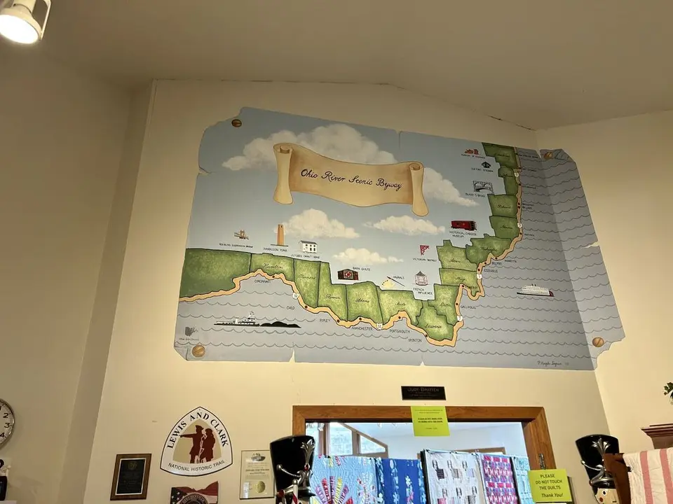 Upper Ohio River, at Steubenville, Ohio — April 9, 2025