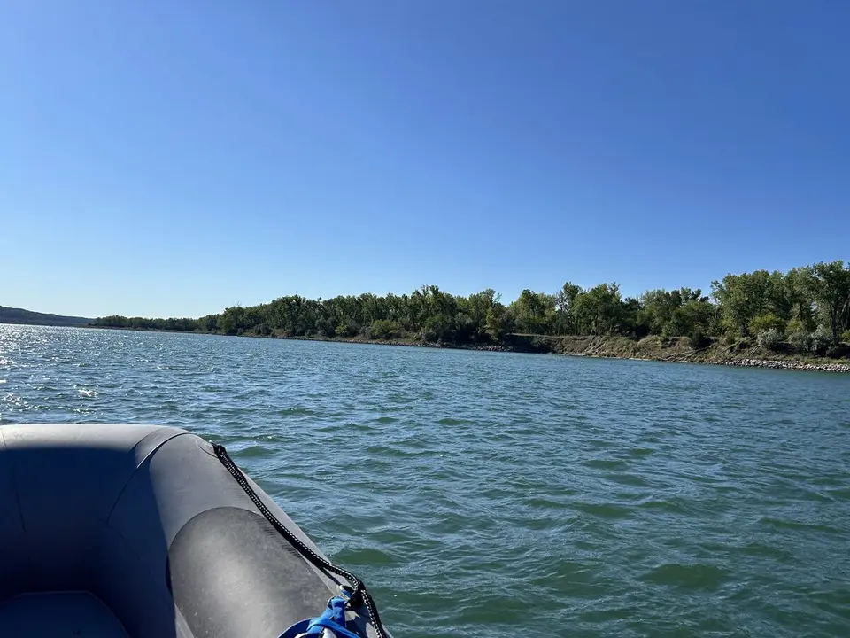 Lower Missouri River, near Lake Andes, South Dakota — September 15, 2025
