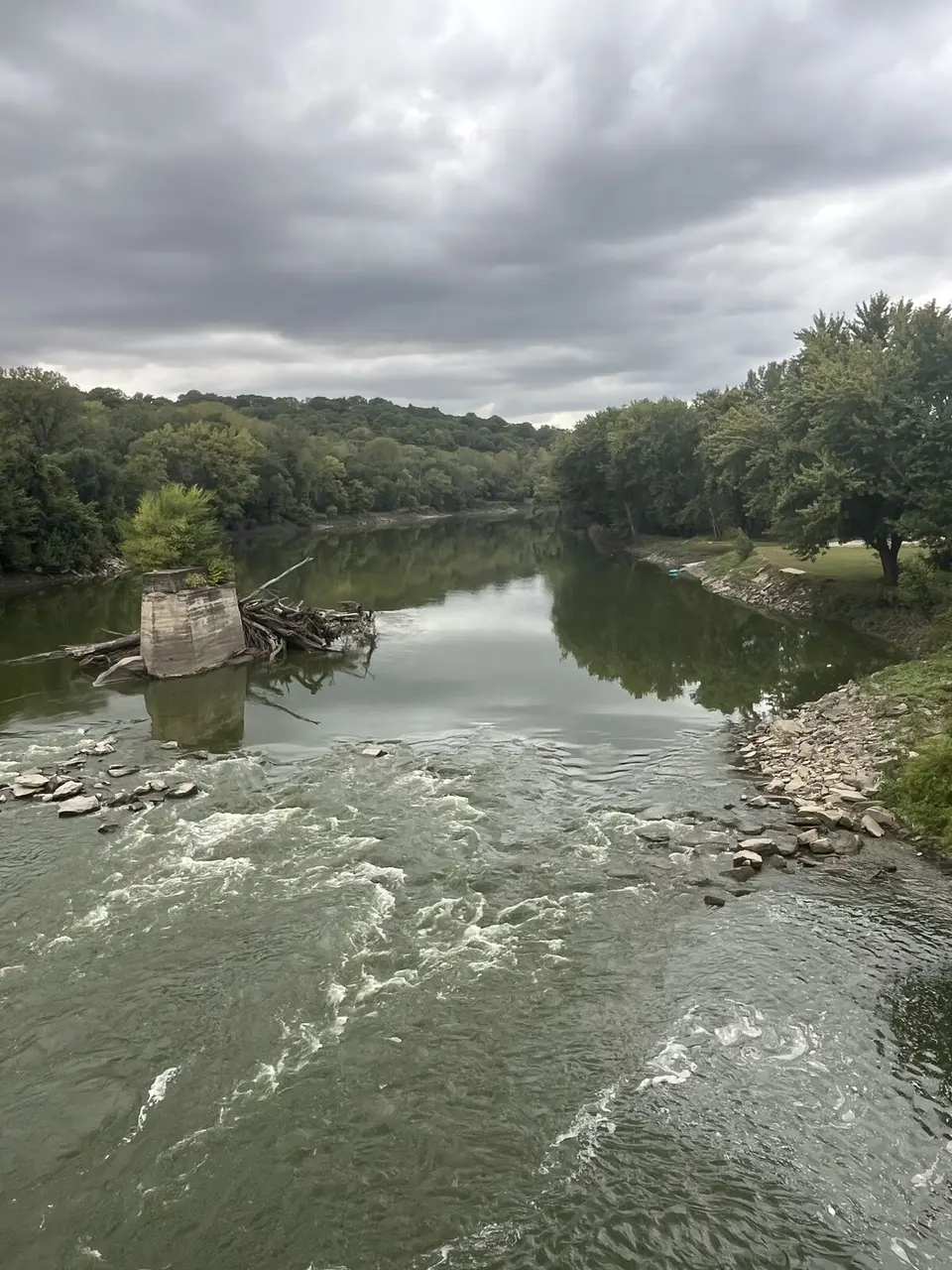 Des Moines River, near Fort Dodge, Iowa — September 20, 2025