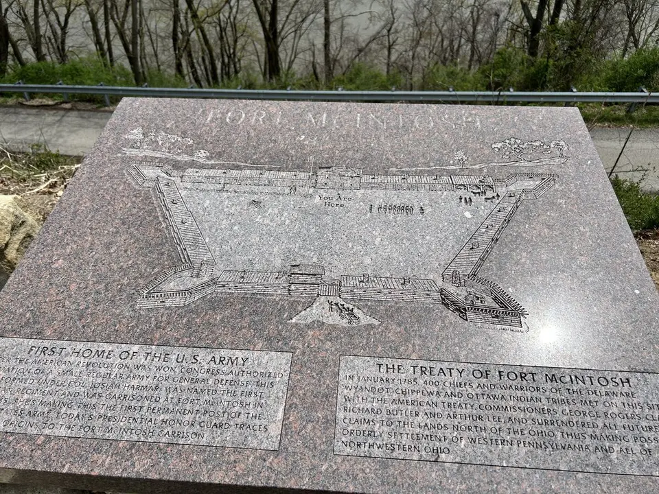Upper Ohio River, at Beaver, Pennsylvania — April 9, 2025