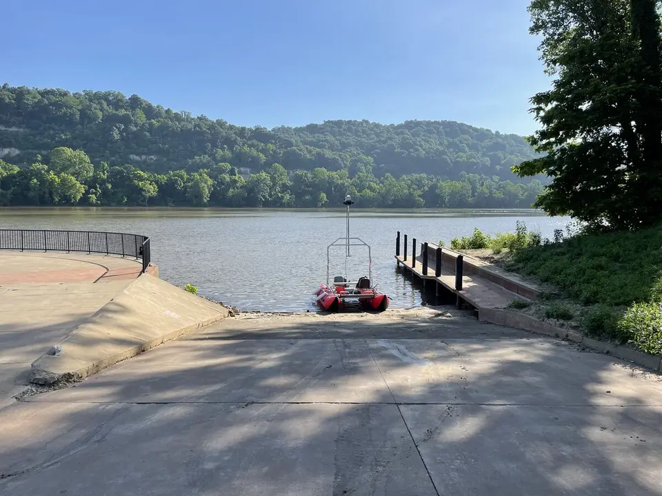 Ohio River, at Ashland, Kentucky — June 21, 2022
