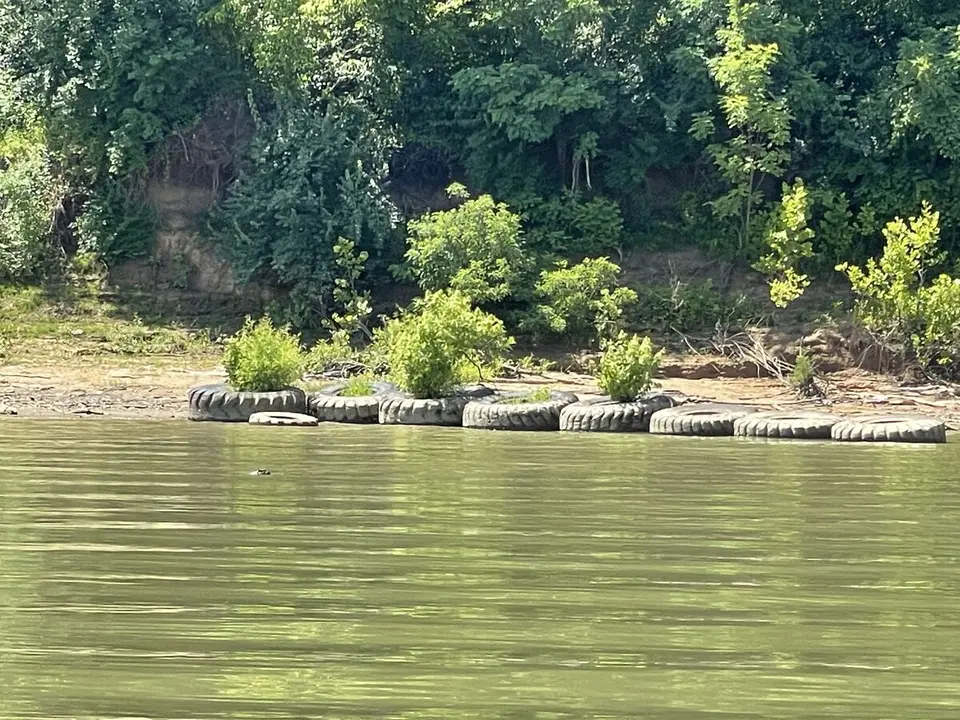 Ohio River, near Charlestown, Indiana — June 24, 2022