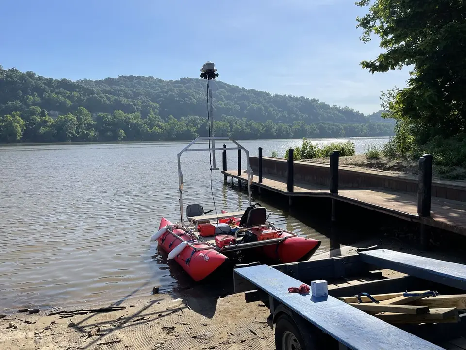 Ohio River, at Ashland, Kentucky — June 21, 2022