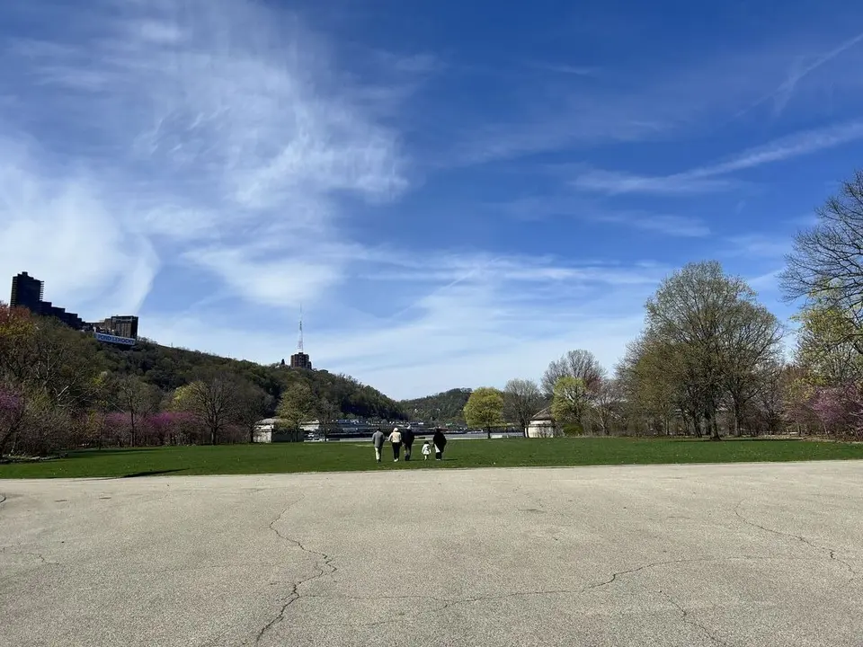 Upper Ohio River, at Pittsburgh, Pennsylvania — April 9, 2025