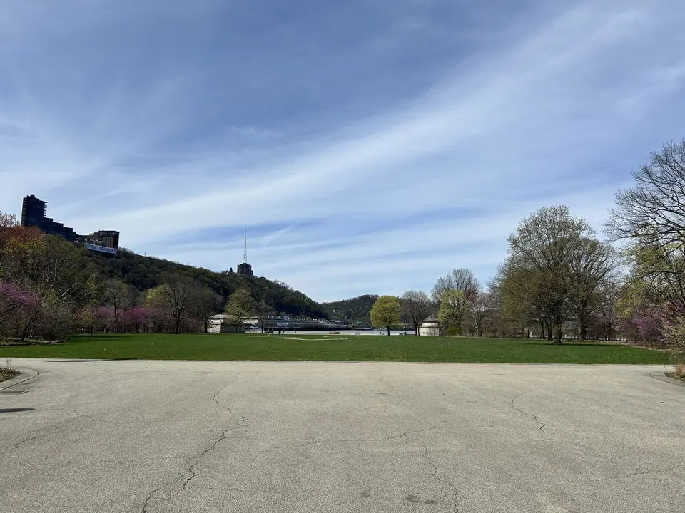 Upper Ohio River, at Pittsburgh, Pennsylvania — April 9, 2025