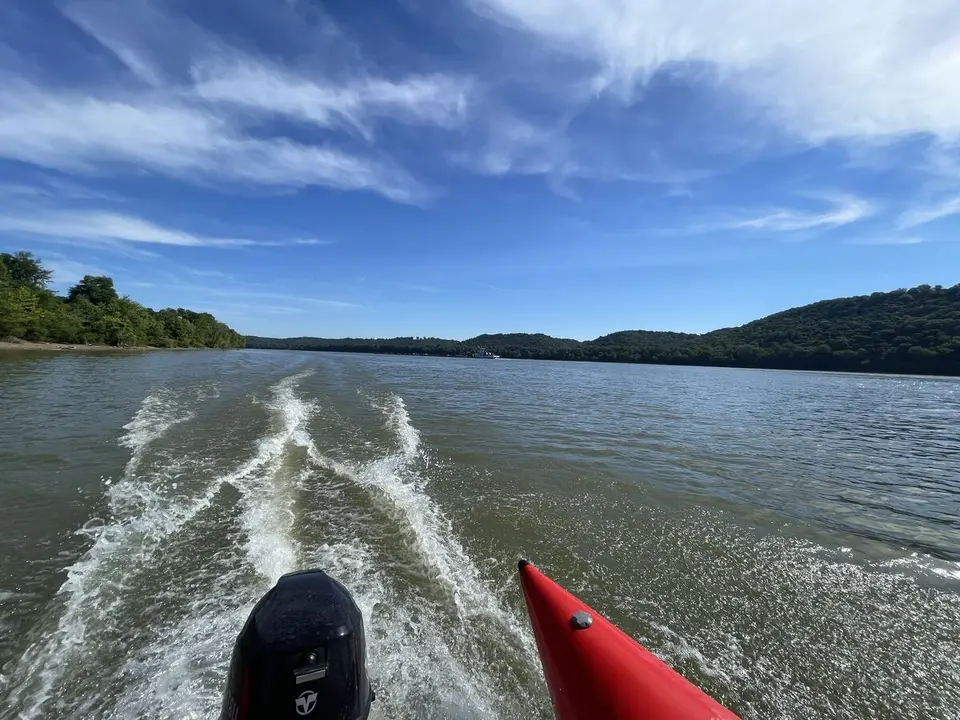 Ohio River, near Hanover, Indiana — June 24, 2022