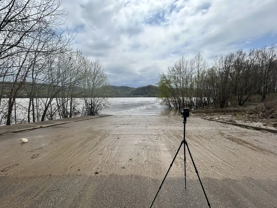 Upper Ohio River, near Lesage, West Virginia — April 10, 2025