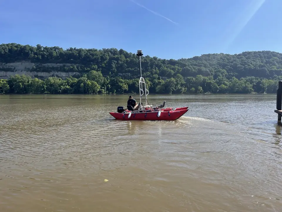 Ohio River, at Ashland, Kentucky — June 21, 2022