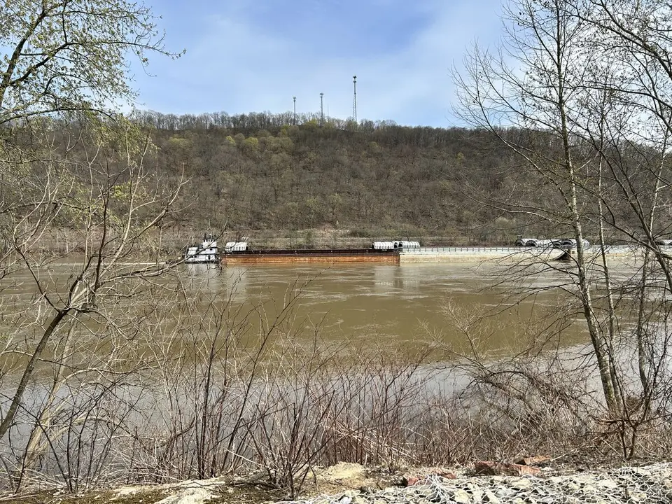 Upper Ohio River, at Toronto, Ohio — April 9, 2025