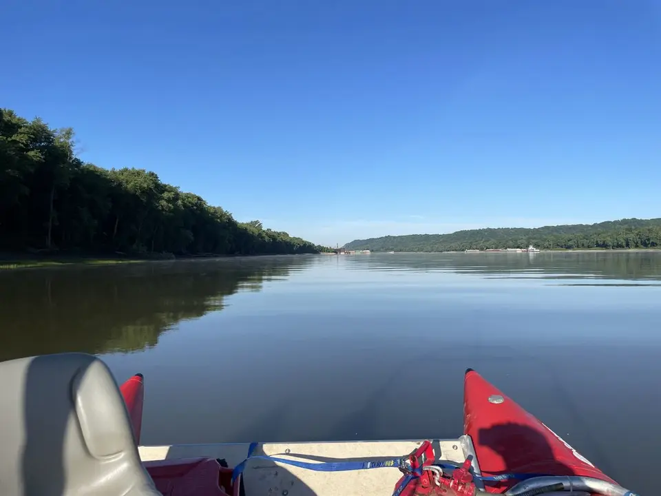Ohio River, at Vevay, Indiana — June 24, 2022