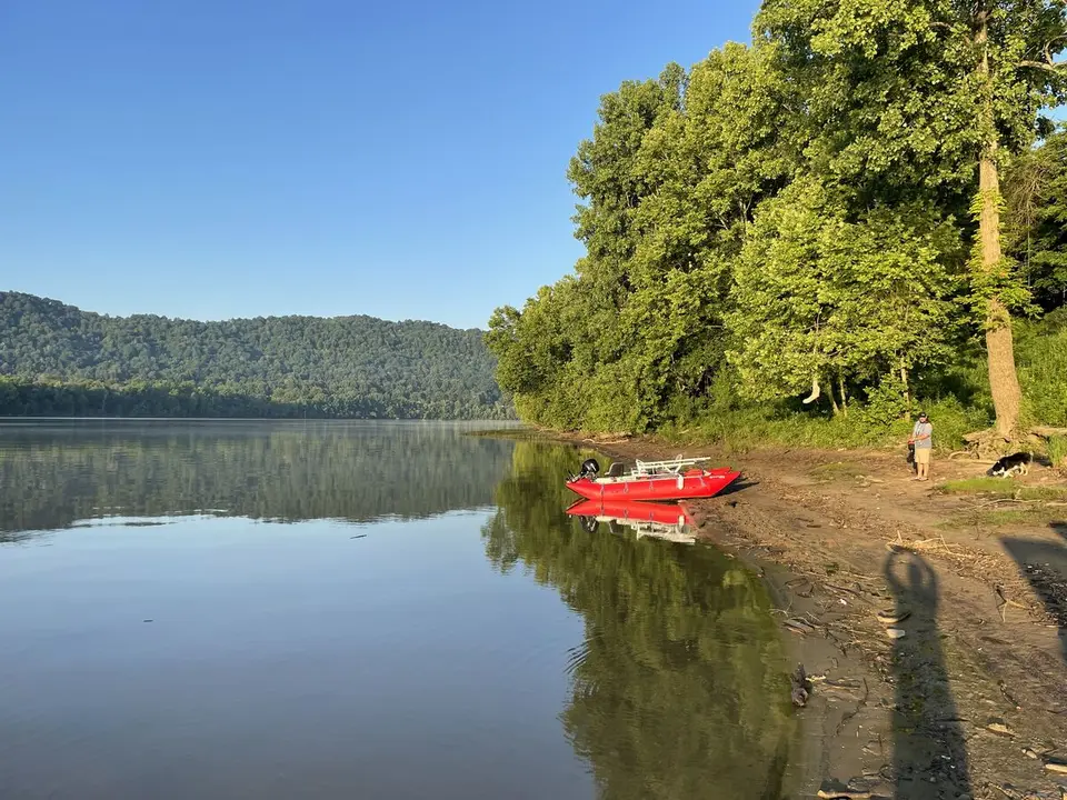 Ohio River, at Vanceburg, Kentucky — June 22, 2022