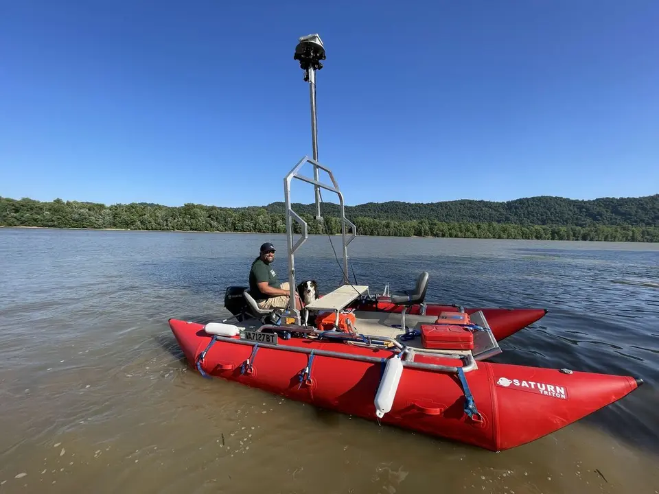 Ohio River, at Vanceburg, Kentucky — June 21, 2022