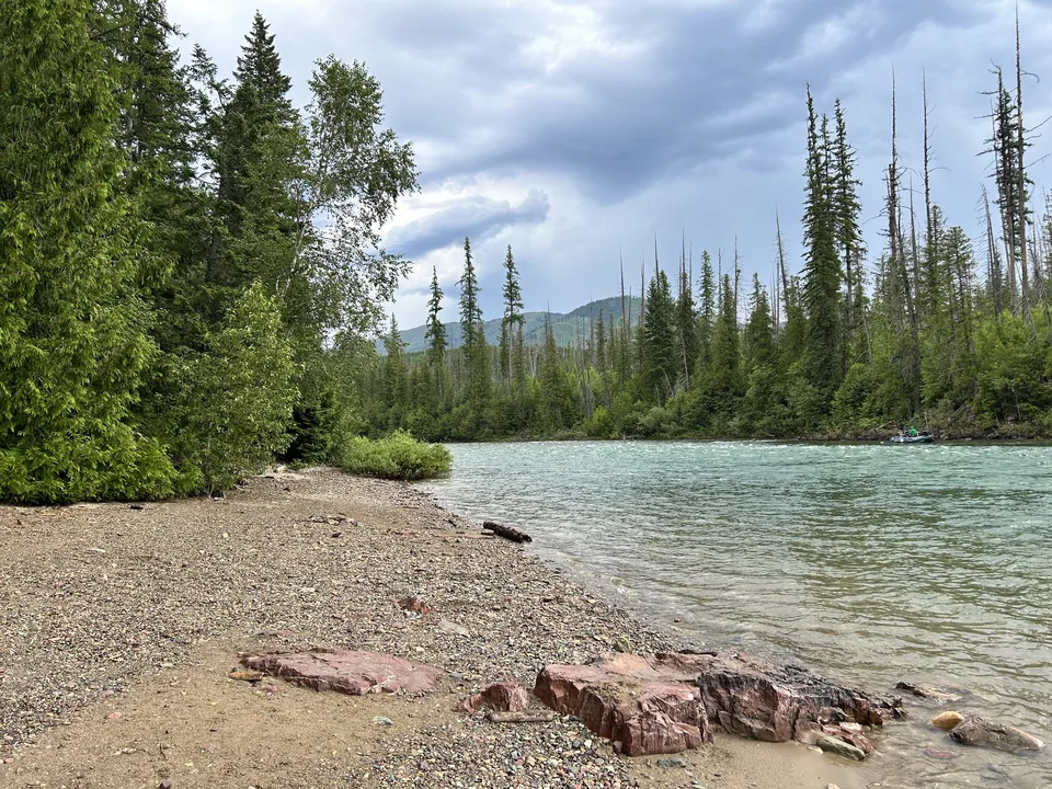 Flathead River, near Columbia Falls, Montana — July 8, 2026