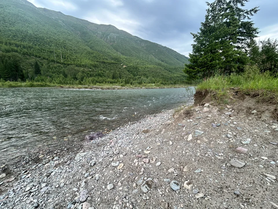 Flathead River, near Columbia Falls, Montana — July 8, 2026