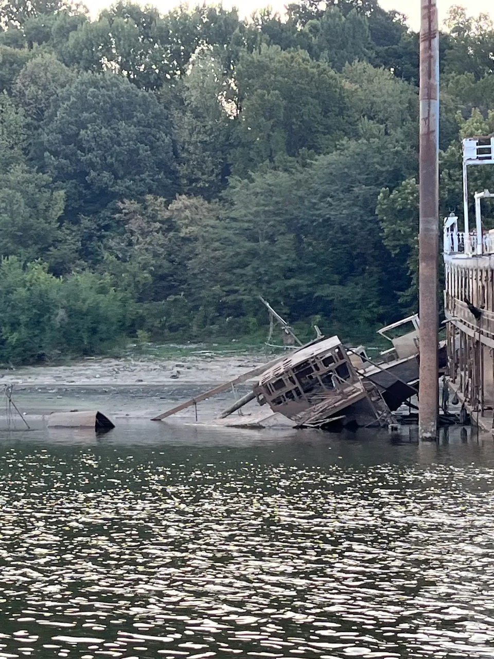 Mississippi River, at New South Memphis, Tennessee — September 9, 2026