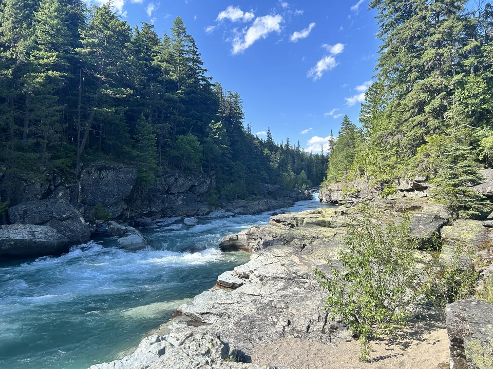 McDonald Creek, in Flathead County, Montana — July 7, 2026