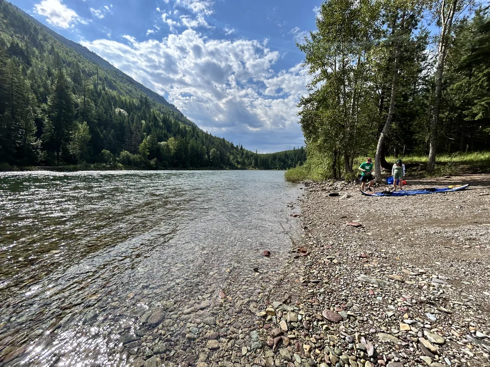 Flathead River, near Whitefish, Montana — July 8, 2026