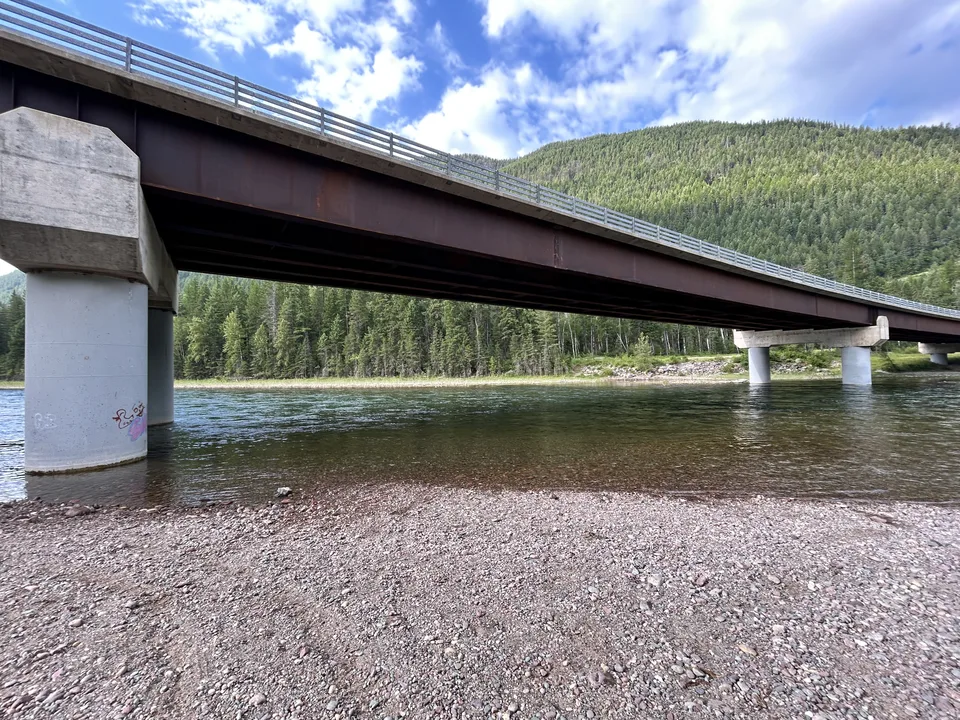 Flathead River, near Columbia Falls, Montana — July 8, 2026