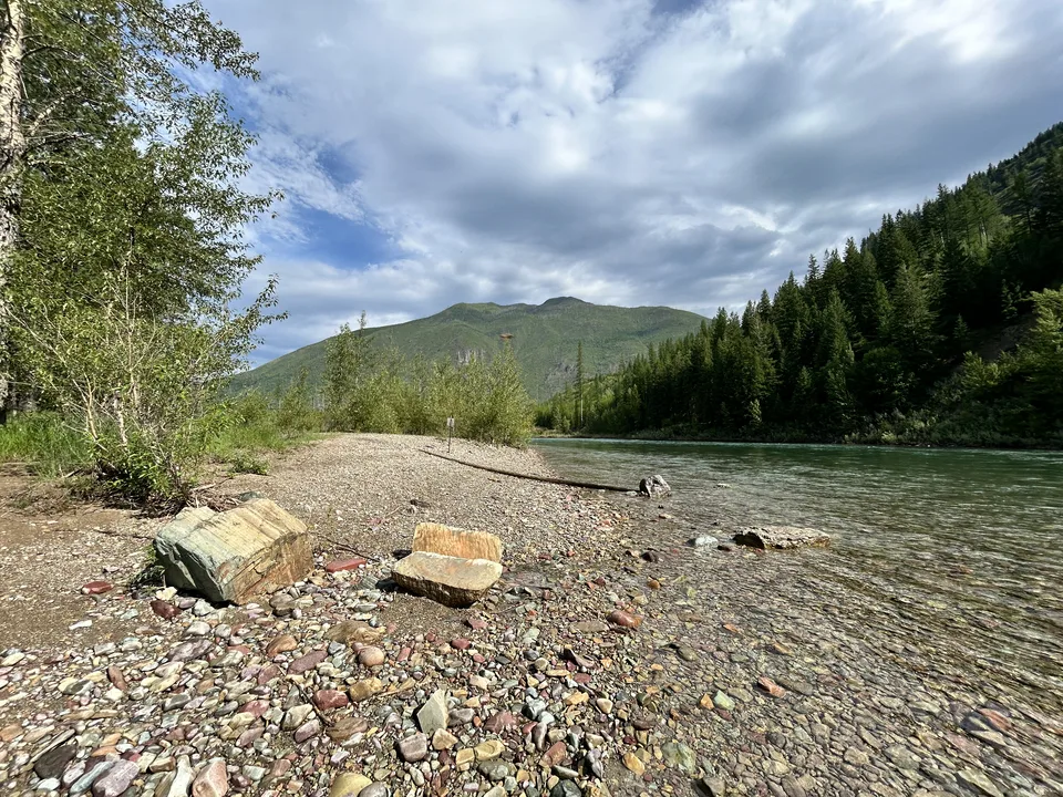 Flathead River, near Whitefish, Montana — July 8, 2026